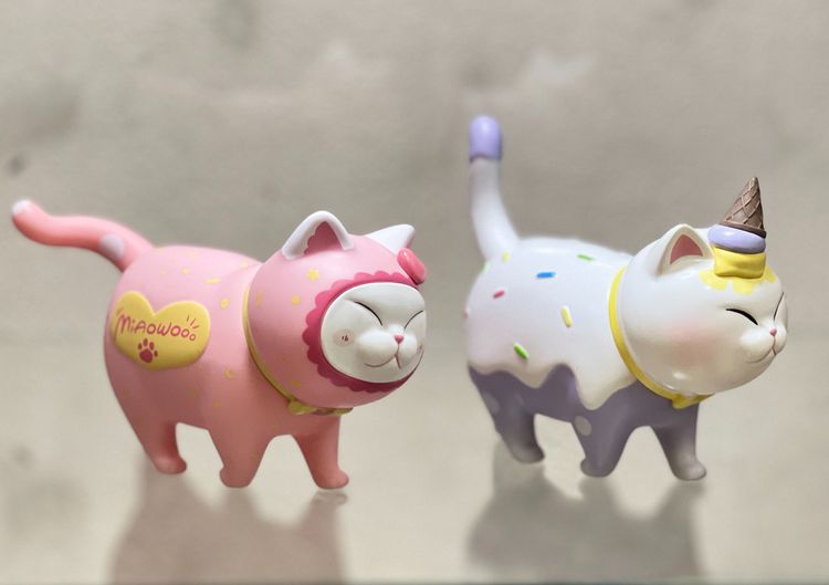 Art toy กล่องสุ่มแมว Cat bell - Actoys ขายเหมา 4 ตัว รูปที่ 4