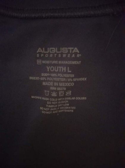 Augusta Sportwear.ผ้ากีฬาแห้งไว 
อกหน้าผ้า34ยืดได้นิด  ยาว24
 รูปที่ 3
