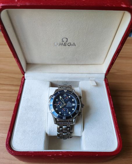 Omega Seamaster 300M Blue Dial Professional Chronometer Automatic Swiss made 2298.80.00 Titanium  รูปที่ 3