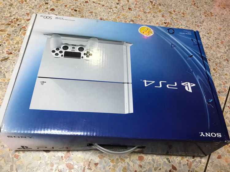 เครื่องเล่นเกม PlayStation 4 HD 500 GB สีขาวจอย1อัน มีกล่องคู่มือสายต่อ รูปที่ 2