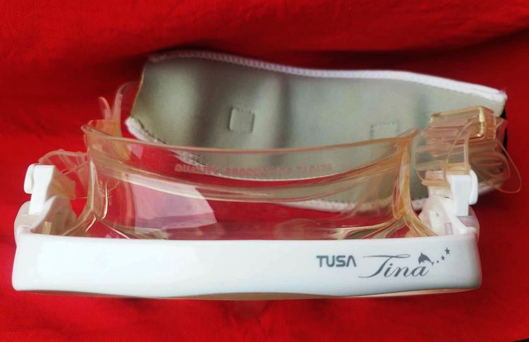 TUSA Tina M-15 Mask สีขาว พร้อมกล่อง สภาพเหมือนใหม่ นำเข้าจากญี่ปุ่น รูปที่ 6