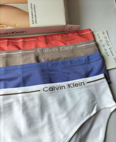 Calvin Klein  กางเกงชั้นในผู้หญิง  1กล่อง มี  4 ตัว รูปที่ 5