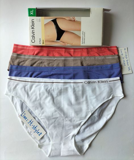 Calvin Klein  กางเกงชั้นในผู้หญิง  1กล่อง มี  4 ตัว รูปที่ 2