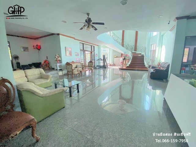 ขายบ้าน เดี่ยว 2 ชั้น เนื้อที่ใช้สอยพันตารางเมตร พร้อมที่ดิน 2 ไร่ 49 ตารางวาเศษ ริมถนน 6 เลน ใกล้ถนนตัดใหม่ไปจ.กาญจนบุรี รูปที่ 4