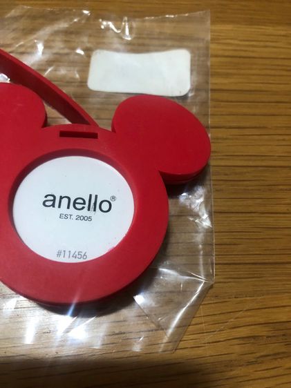 ป้ายประเป๋า Anello x Disney Limited edition สีแดง รูปที่ 4