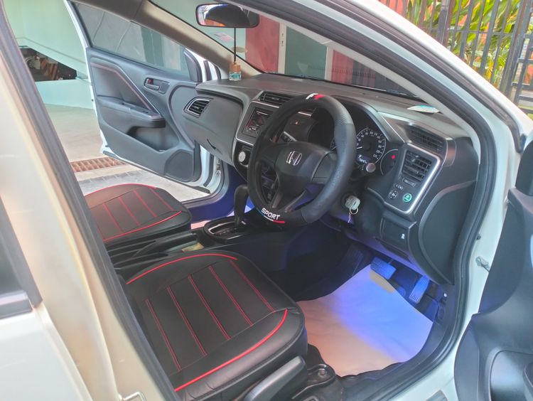 Honda City 2017 1.5 S Sedan เบนซิน ไม่ติดแก๊ส เกียร์อัตโนมัติ ขาว รูปที่ 3