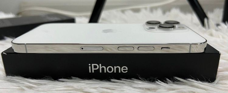 iphone13pro128 เครื่องไทยอุปกรณ์ครบกล่องเครื่องสวยจอมีรอยขนแมวบางๆติดฟิล์มหายแบต86ใช้งานได้ปกติทุกอย่างนัดรับได้btsฟิวเจอร์ในเขตกทม รูปที่ 2