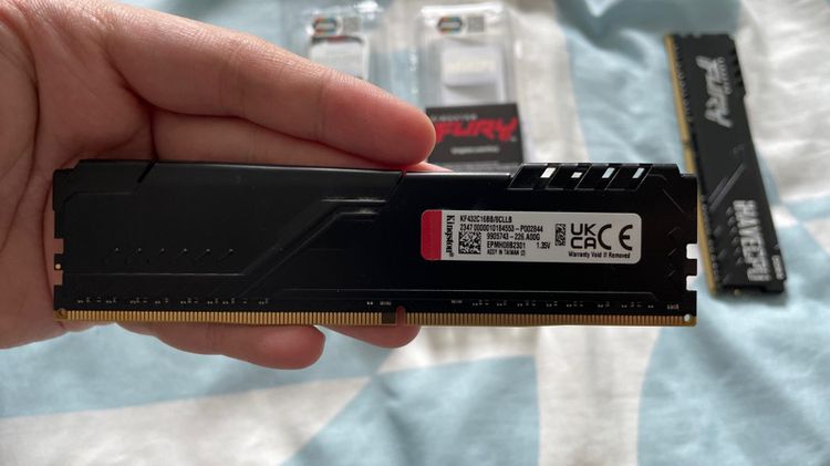RAM DDR4 3200 Kingston Fury 16gb (8gb x 2) สภาพใหม่ รูปที่ 3