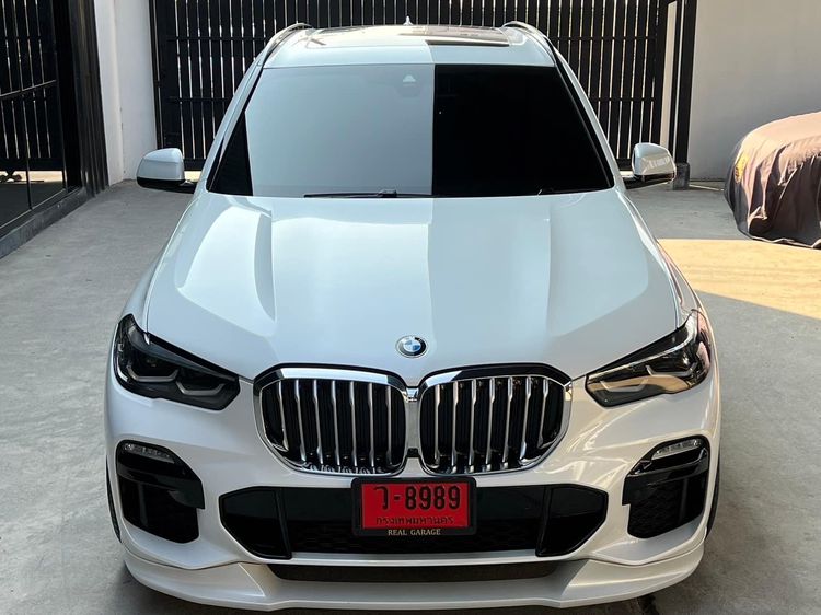 BMW X5 2022 3.0 xDrive30d M Sport 4WD Utility-car ดีเซล ไม่ติดแก๊ส เกียร์อัตโนมัติ ขาว รูปที่ 2