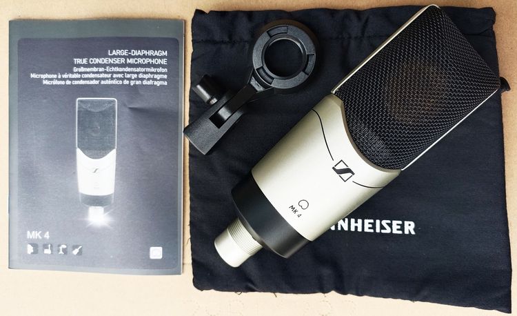 ไมโครโฟนอัดบันทึกเสียง Sennheiser MK4 Studio Microphone Condenser รูปที่ 5