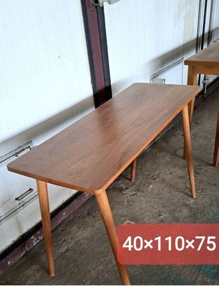 โต๊ะไม้เนื้อแข็ง 43×110×75