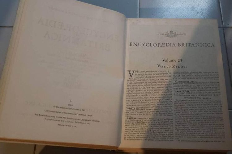 Encyclopedia Britannica ปี1965 ครบชุด 23เล่ม + Index + แถม Oxford Dictionary รูปที่ 7