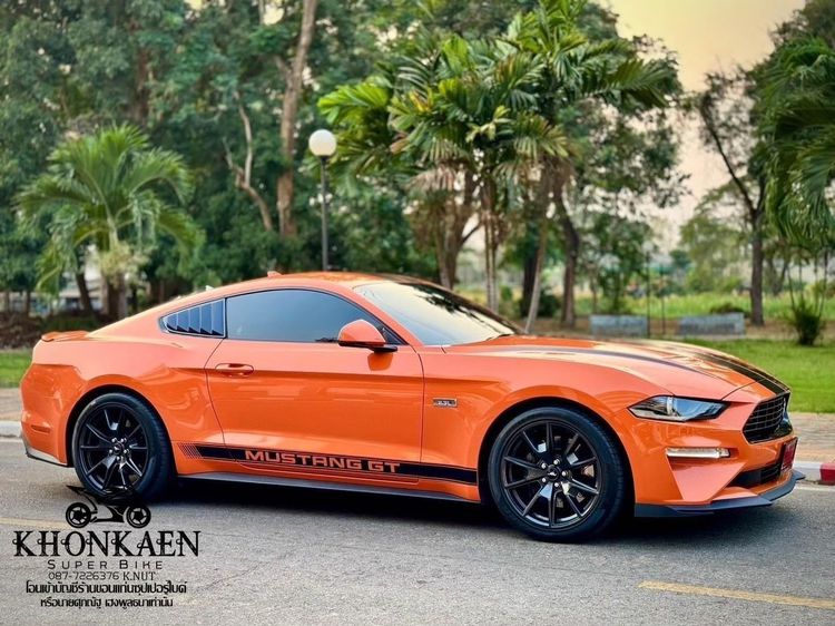 Ford Mustang 2020 2.3 Ecoboost High Performance Sedan เบนซิน เกียร์อัตโนมัติ ส้ม รูปที่ 2