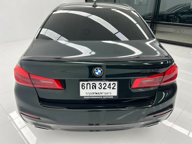 BMW Series 5 2019 520d Sedan ดีเซล ไม่ติดแก๊ส เกียร์อัตโนมัติ ดำ รูปที่ 4