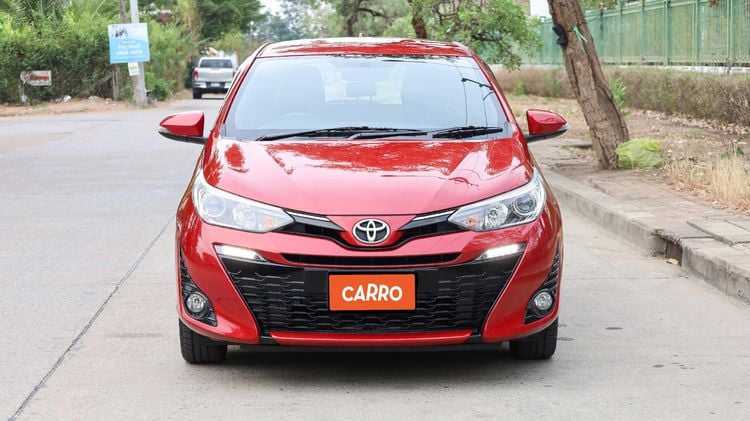 Toyota Yaris 2019 1.2 G Sedan เบนซิน ไม่ติดแก๊ส เกียร์อัตโนมัติ แดง รูปที่ 2