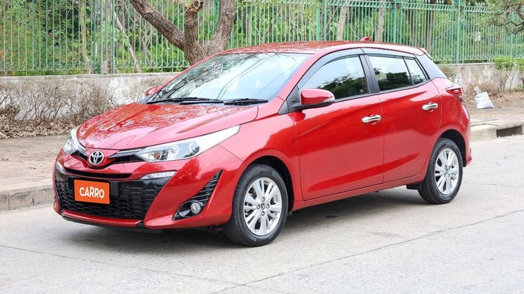 Toyota Yaris 2019 1.2 G Sedan เบนซิน ไม่ติดแก๊ส เกียร์อัตโนมัติ แดง รูปที่ 3