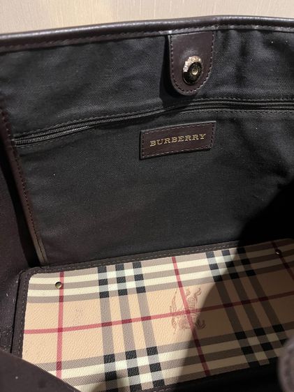 กระเป๋า Burberry ของแท้ haymarket sm tote รูปที่ 3
