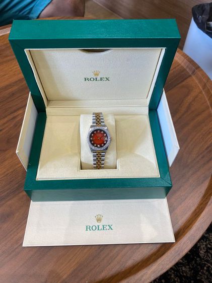 ROLEX OYSTER PERPETUAL DATEJUST  Red Dail (Boy)
 รูปที่ 12