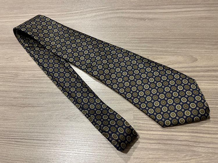 เนคไทวินเทจ patterned silk tie รูปที่ 2