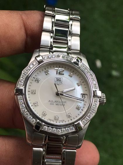 TAG Heuer Aquaracer Lady Full Diamond White Mother of pearl(BOY) 🇨🇭🇨🇭
    รูปที่ 7