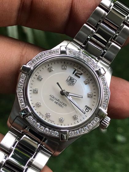 TAG Heuer Aquaracer Lady Full Diamond White Mother of pearl(BOY) 🇨🇭🇨🇭
    รูปที่ 5