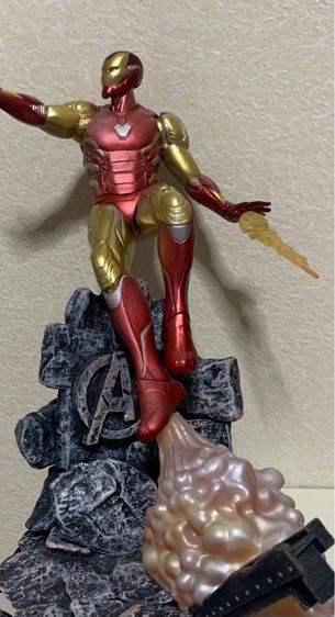 โมเดล ไอรอนแมน iron man avenger marvel model figure ขนาด 9นิ้ว สีซีดตัวเหนียว ขอคนรับสภาพงานได้ รูปที่ 6