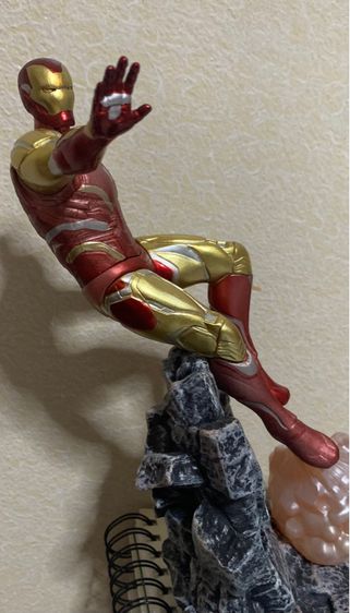 โมเดล ไอรอนแมน iron man avenger marvel model figure ขนาด 9นิ้ว สีซีดตัวเหนียว ขอคนรับสภาพงานได้ รูปที่ 7