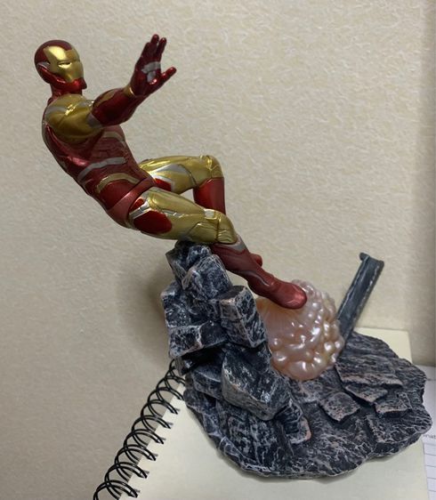 โมเดล ไอรอนแมน iron man avenger marvel model figure ขนาด 9นิ้ว สีซีดตัวเหนียว ขอคนรับสภาพงานได้ รูปที่ 2
