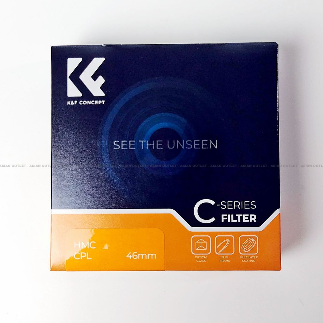 K and F Concept 46 mm. CPL Filter Slim Multicoated Circular Polarizer Filter มือสอง สภาพดีมาก เหมือนใหม่ ราคาพิเศษ  รูปที่ 2