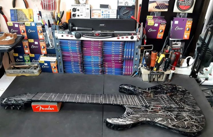 schecter c7 silver mountain  รูปที่ 3