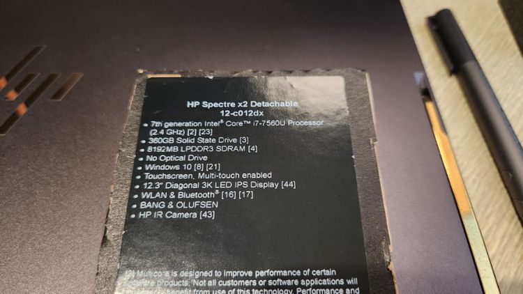HP Spectre x2 มือสองสภาพดีครบกล่อง รูปที่ 7
