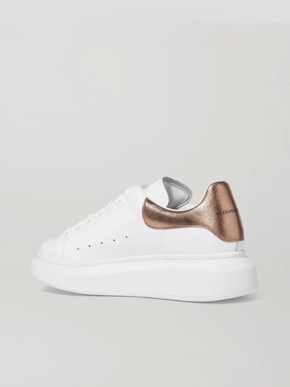 Alexander-McQueen leather exaggerated-sole sneakers รูปที่ 3