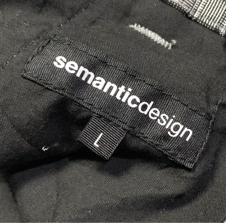 กางเกงขายาวลายสก็อต แบรนด์ Semanticdesign เอว 32-34 รูปที่ 3
