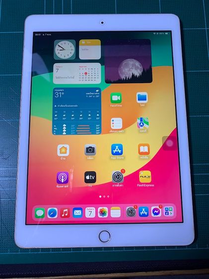 iPad Gen.6 128gb. โมเดลไทย สีทอง +แบทเสี่อม+ รูปที่ 2
