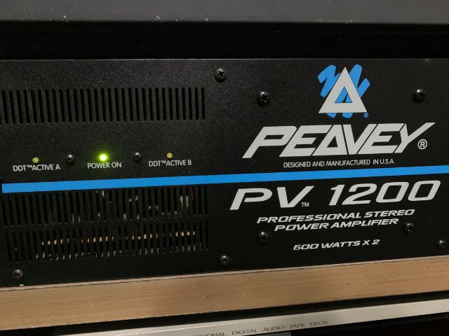 เพาเวอร์แอมป์ PEAVEY  PV-1200 Made in usa
 รูปที่ 2