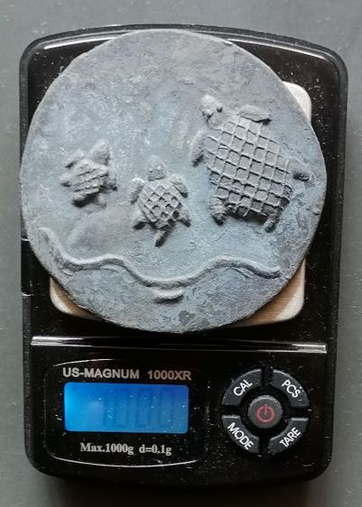 เหรียญโบราณรูปแม่เต่ากับลูกเต่า รูปที่ 3