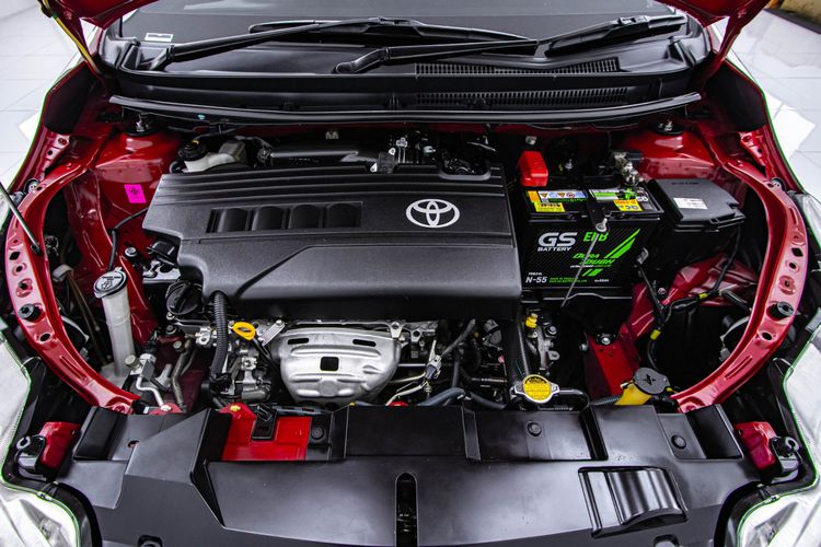 Toyota Yaris 2014 1.2 G Sedan เบนซิน เกียร์อัตโนมัติ แดง รูปที่ 4