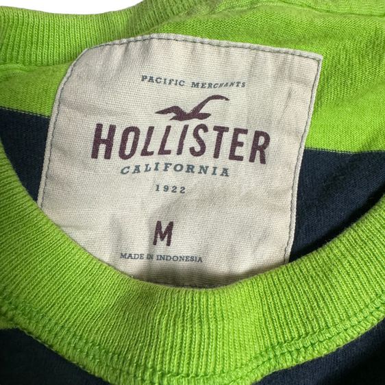 เสื้อยืดลายขวาง Hollister สภาพดี Size M รูปที่ 4