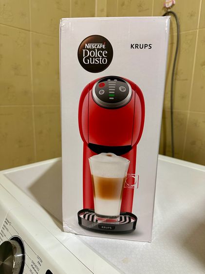 เครื่องทำกาแฟแคปซูล Krups Dolce gusto รุ่น genio S plus สีแดง ของใหม่ยังไม่ใช้งาน รูปที่ 5