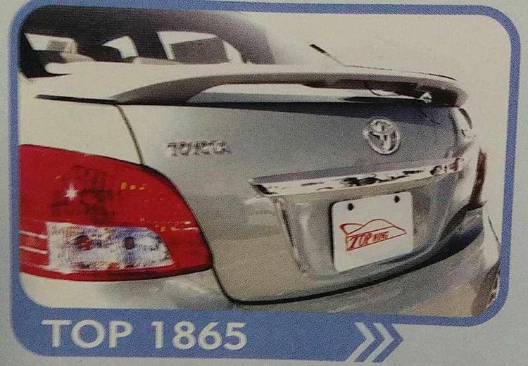 สปอยเลอร์ Toyota vios (07-09) พร้อมไฟเบรค รูปที่ 2