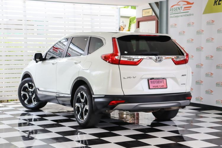 Honda CR-V 2018 2.4 EL Utility-car เบนซิน ไม่ติดแก๊ส เกียร์อัตโนมัติ ขาว รูปที่ 4