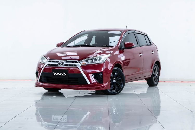 Toyota Yaris 2014 1.2 G Sedan เบนซิน ไม่ติดแก๊ส เกียร์อัตโนมัติ แดง รูปที่ 2