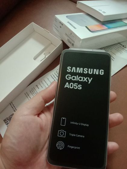 Samsung A05s สีเงิน เพิ่งซื้อวันนี้  รูปที่ 3