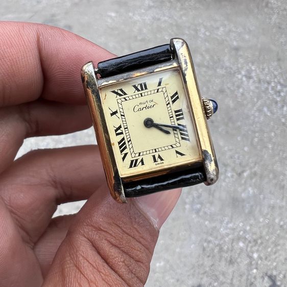 cartier tank size 20x28 925 sterling gold 20  micron  รูปที่ 2