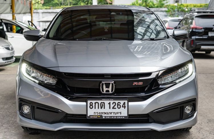 Honda Civic 2019 1.5 Turbo RS Sedan เบนซิน ไม่ติดแก๊ส เกียร์อัตโนมัติ เทา รูปที่ 1