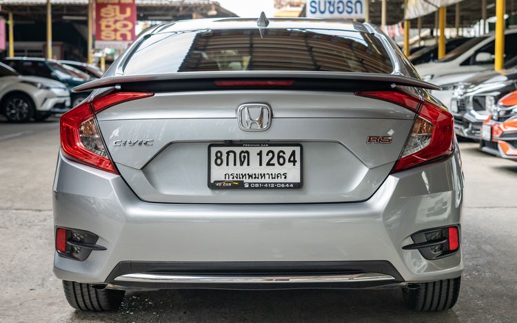 Honda Civic 2019 1.5 Turbo RS Sedan เบนซิน ไม่ติดแก๊ส เกียร์อัตโนมัติ เทา รูปที่ 4