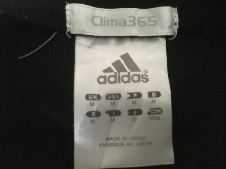 เสื้อกีฬา CLIMALITE แบรนด์ Adidas สีดำ รูปที่ 7
