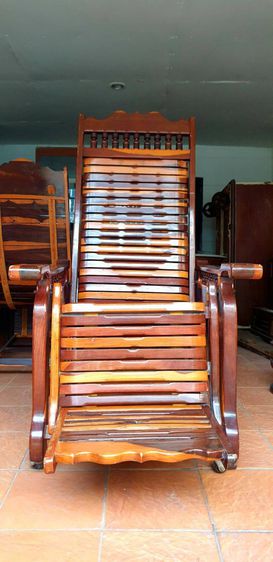 เก้าอี้ฮ่องเต้ ไม้ชิงชัน งานไม้เก่า สภาพใหม่เก่าเก็บ แทบไม่ผ่านการใช้ รูปที่ 3