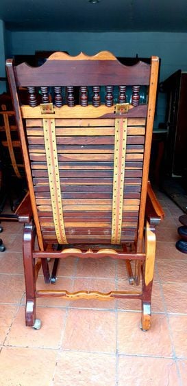 เก้าอี้ฮ่องเต้ ไม้ชิงชัน งานไม้เก่า สภาพใหม่เก่าเก็บ แทบไม่ผ่านการใช้ รูปที่ 5