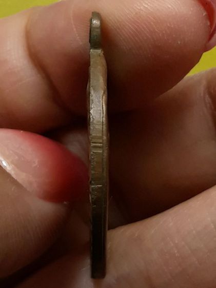 เหรียญหลวงพ่อจาด (พิมพ์ผมหยิก) วัดบางกระเบา รุ่นแรก เนื้อทองแดง รูปที่ 3